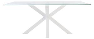 MUZZA Stôl madie 200 x 100 cm biely