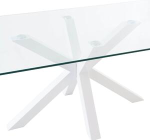 MUZZA Stôl madie 140 x 90 cm biely
