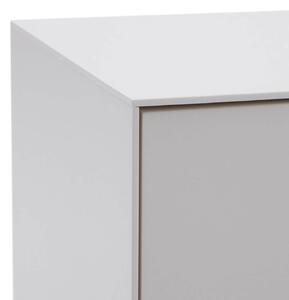MUZZA TV stolík ranad 195 x 55 cm biely