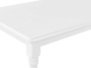 Konferenčný stolík Kokza (biela). Vlastná spoľahlivá doprava až k Vám domov. 1080711