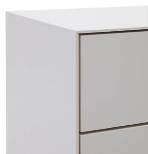 MUZZA Nočný stolík ranad 60 x 55 cm biely
