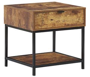 Príručný stolík BORRGA (tmavé drevo). Vlastná spoľahlivá doprava až k Vám domov. 1027143