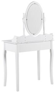 Toaletný stolík SALARO (biela). Vlastná spoľahlivá doprava až k Vám domov. 1027174