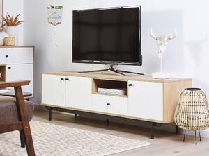 TV stolík/skrinka IMPERA (dub + biela). Vlastná spoľahlivá doprava až k Vám domov. 1027166