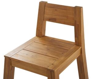 Set 6 ks záhradných stoličiek Livza (svetlé drevo). Vlastná spoľahlivá doprava až k Vám domov. 1080974