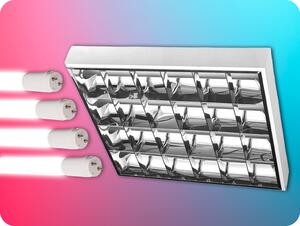 GTV LED svietidlo RASTRO + 4x LED trubica [GT-LE060JN-01] - zvýhodnené balenie! Farba svetla: Denná biela