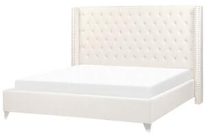 Manželská posteľ 180 cm Lubbka (biela) (s roštom). Vlastná spoľahlivá doprava až k Vám domov. 1081060