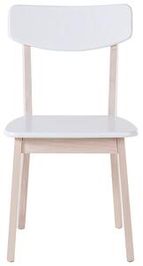 Set 2 ks. jedálenských stoličiek Salmos (biela). Vlastná spoľahlivá doprava až k Vám domov. 1035610