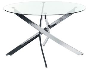 Okrúhly jedálenský stôl Marramo (strieborná). Vlastná spoľahlivá doprava až k Vám domov. 1081209