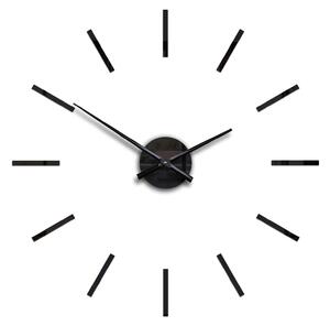ModernClock 3D nalepovacie hodiny Solo čierne