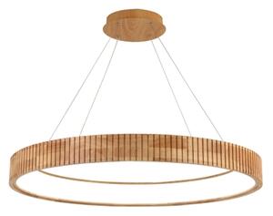 Brilagi - Závesný LED luster na lankách FALCON WOOD MODERN LED/60W/230V pr. 80 cm drevo