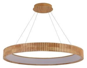 Brilagi - Závesný LED luster na lankách FALCON WOOD MODERN LED/60W/230V pr. 80 cm drevo