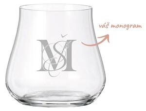 Dekorant Crystalite Bohemia poháre na rum MONOGRAM