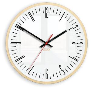 ModernClock Nástenné hodiny Piano biele