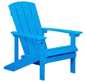 Záhradná stolička s podnožkou Adack (modrá). Vlastná spoľahlivá doprava až k Vám domov. 1035783