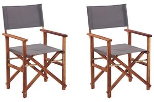 Set 2 ks. záhradných stoličiek Carli (tmavé drevo). Vlastná spoľahlivá doprava až k Vám domov. 1035801