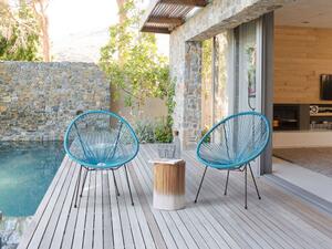 Set 2ks. Záhradných stoličiek Alvarez II (modrá). Vlastná spoľahlivá doprava až k Vám domov. 1035810