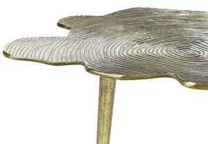 Príručný stolík Mimza (zlatá). Vlastná spoľahlivá doprava až k Vám domov. 1081410