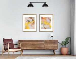 PRI POTOKU 2 x formát 50 x 40 cm - akrylová maľba