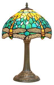 Dragon Azur-Orange stolná lampa tiffany 222
