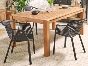 Záhradný stôl 190x105 cm (svetlé drevo). Vlastná spoľahlivá doprava až k Vám domov. 1035888