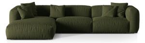 Zelená modulárna rohová pohovka (ľavý roh) Martina – Micadoni Home