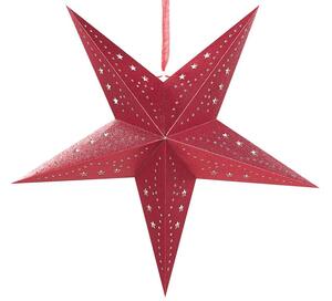 Set 2 ks závesných hviezd 45 cm Monti (červená trblietavá). Vlastná spoľahlivá doprava až k Vám domov. 1081564