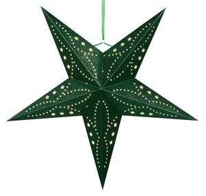 Set 2 ks závesných hviezd 60 cm Monti (zelená trblietavá). Vlastná spoľahlivá doprava až k Vám domov. 1081572