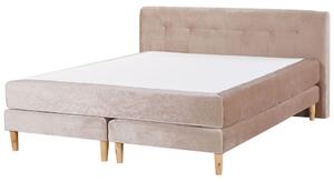 Manželská posteľ 180x200 cm Mariasse (pastelovo ružová). Vlastná spoľahlivá doprava až k Vám domov. 1035503