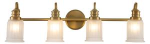 Quoizel QZ-SWELL4-BB-BATH-LED Kúpeľňové nástenné svietidlo SWELL 4xG9/3W/230V IP44 zlaté