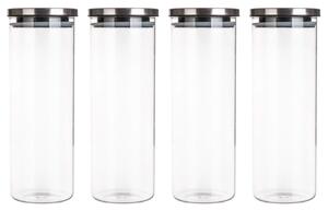 Dóza sklenená FREIA 1800 ml, s viečkom
