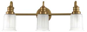 Quoizel QZ-SWELL3-BB-BATH-LED Kúpeľňové nástenné svietidlo SWELL 3xG9/3W/230V IP44 zlaté