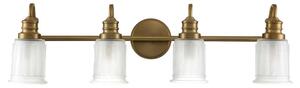 Quoizel QZ-SWELL4-BB-BATH-LED Kúpeľňové nástenné svietidlo SWELL 4xG9/3W/230V IP44 zlaté
