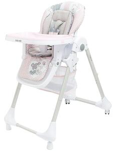 Baby Mix Detská jedálenská stolička Infant, ružová