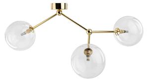 TK Lighting 10069 - Stropné svietidlo Fairy gold 3xG9, zlatá/transparentná