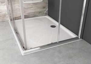 Ravak - Obdĺžniková sprchová vanička z liateho mramoru Gigant 120x80 cm - biela