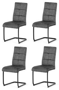 Sada jedálenských stoličiek Vintage DCL-D1275GREY4, 4 ks