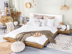 Manželská posteľ 180 cm ZEPHYRE (s roštom) (svetlé drevo). Vlastná spoľahlivá doprava až k Vám domov. 1007568