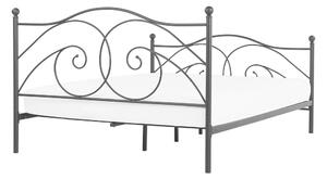 Manželská posteľ 140 cm DIROU (s roštom) (čierna). Vlastná spoľahlivá doprava až k Vám domov. 1022654
