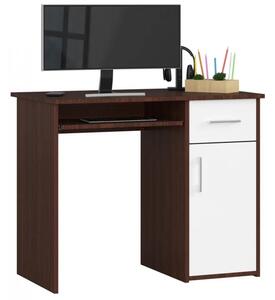Počítačový stôl PIN wenge/biely