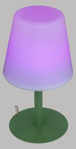 Atmosphera - LED RGB Nabíjacia vonkajšia stolná lampa ZACK LED/3,7V IP44 zelená