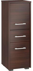 Kúpeľňová skrinka Fin 2D 1SZ wenge