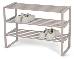 Taupe kovová skrinka na topánky 70x48,5x29 cm Rex – Spinder Design