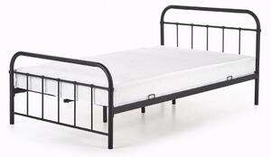 MEBLINE Kovová posteľ LINDA 120 čierny