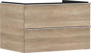 Skrinka pod umývadlo pod dosku Hansgrohe Xelu Q 78x49,5x55 cm prírodný dub 54076000