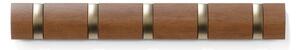 Nástenný vešiak z topoľového dreva v prírodnej farbe Flip - Umbra