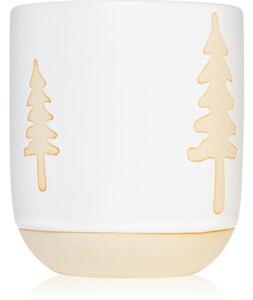 Paddywax Cypress & Fir White Glazed Raw Ceramic vonná sviečka 240 g