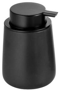 AQUALINE - NERO dávkovač mydla na postavenie 350 ml, čierna 08136