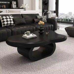 LuxuryForm DESIGN Konferenčný stolík DECO 120 × 79 cm – čierny, čierna podnož