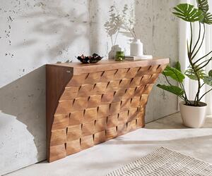 DELIFE Konzolový stolík Eremos 120x35 cm akácia prírodná
